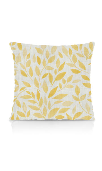 'Tuscan Sunshine' Botanical Print Custom Curtains (White/ Yellow) - Image 3