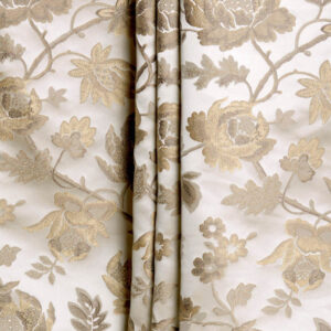 'Conga' Floral Made-to-Measure Curtains (Beige/ Brown)