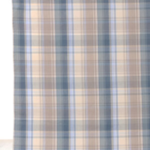 'Quarry Pond' Cotton Made-to-Measure Curtain Panels (Blue/ Brown)