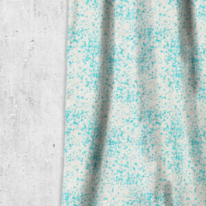 'Athenian Morning' Abstract Print Custom Drapes (Eggshell White/ Blue)