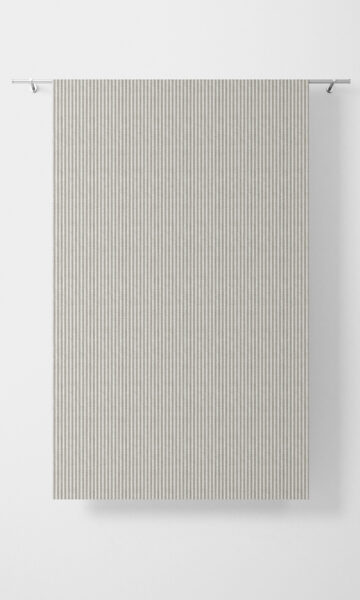 'Dreamy Night' Modern Striped Made-to-Order Drapes (Warm Grey) - Image 4