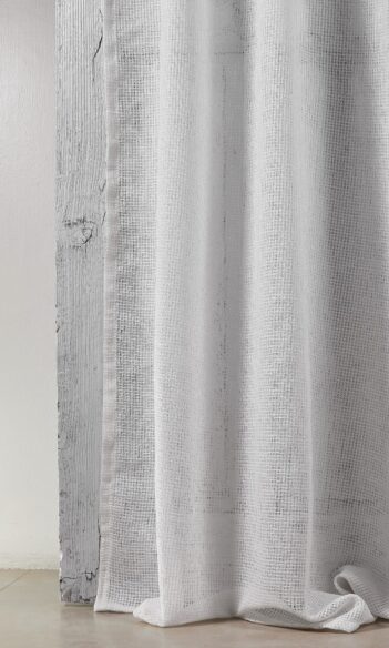 'Crystal Brook' Sheer Made-to-Measure Curtain Panels (White)
