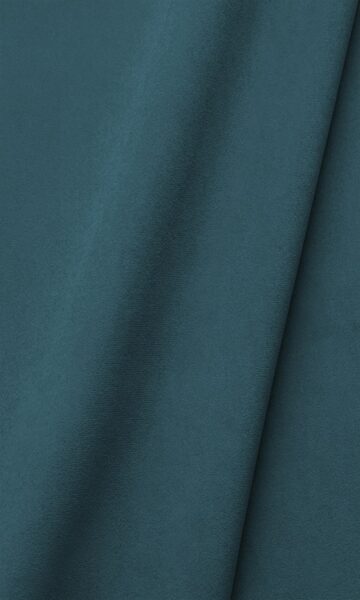 'Bora Shore' Velvet Made-to-Measure Curtain Panels (Steel Blue) - Image 2