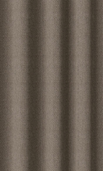 'Double Latte' Herringbone Textured Custom Size Curtains (Brown)