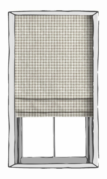 'Rohan' Fabric Swatch (Grey/ White) - Image 4