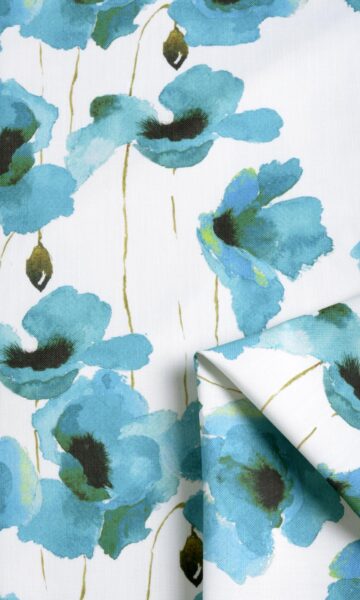 'Respite' Fabric Swatch (Blue) - Image 3