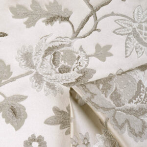 'Chime' Floral Custom Drapes (Beige/ Brown/ Ivory)