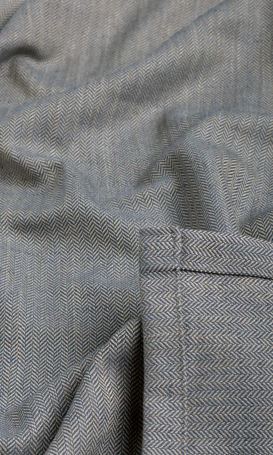 'Coquina' Fabric Swatch (Navy Blue/ Brown/ Grey) - Image 7