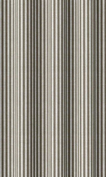 'Burrwood' Fabric by the Yard (Brown/ White)