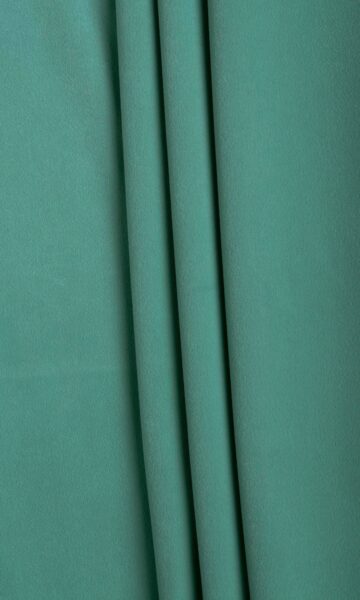 'Peace Park' Velvet Made-to-Order Curtain Panels (Green/ Blue) - Image 4