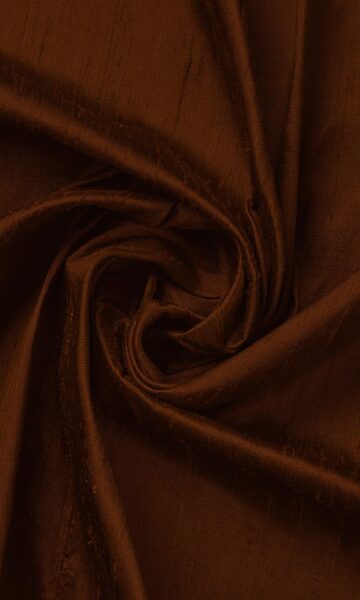 'Mangalore' Dupioni Silk Custom Size Roman Shades (Brown)