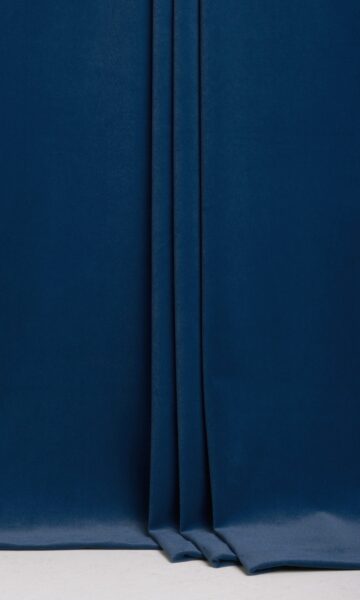 'Stellar Tide' Velvet Custom Size Roman Shades (Midnight Blue) - Image 5