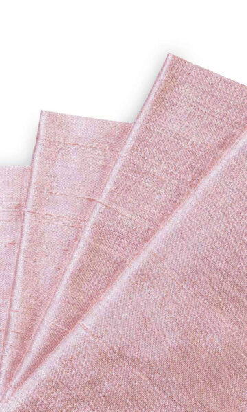 'Amroha' Dupioni Silk Custom Size Roman Blinds (Pink) - Image 2