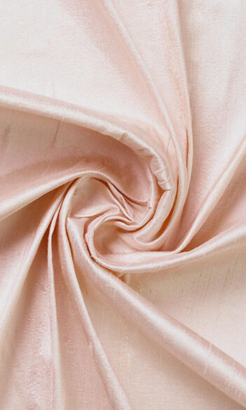 'Bhiwani' Dupioni Silk Made-to-Order Roman Blinds (Blush Pink)