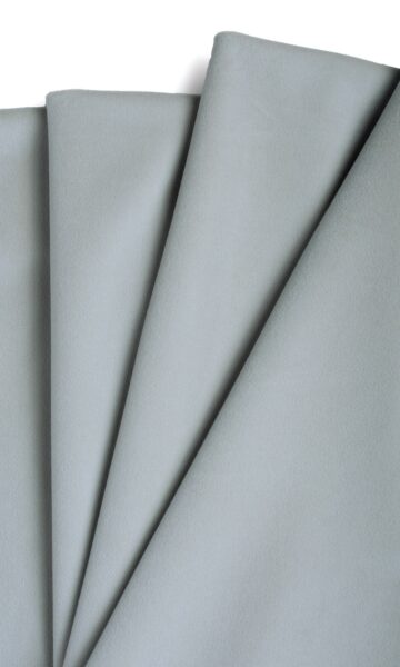 'Hazy Charcoal' Velvet Made-to-Measure Curtains (Cool Grey/ Pale Bluish-Grey) - Image 5