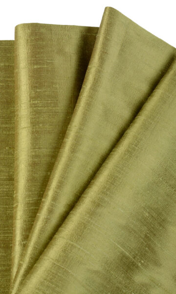 'Salem' Pure Silk Made-to-Order Fabric Blinds (Olive Green) - Image 6