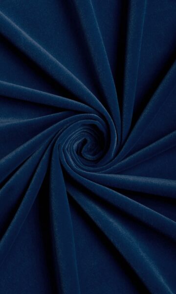 'Stellar Tide' Velvet Custom Size Roman Shades (Midnight Blue)