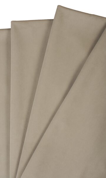 'Hazelnut Latte' Velvet Custom Size Curtains (Tan/ Beige) - Image 4