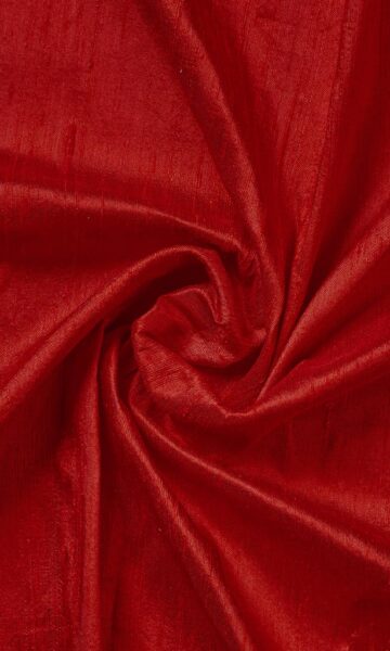 'Kollam' Pure Silk Made-to-Measure Curtain Panels (Red)