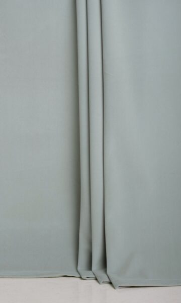 'Hazy Charcoal' Velvet Made-to-Measure Curtains (Cool Grey/ Pale Bluish-Grey) - Image 6