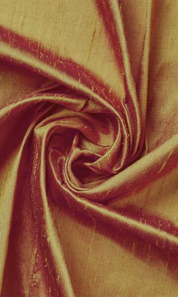 'Eluru' Dupioni Silk Made-to-Order Curtains (Mustard Orange)