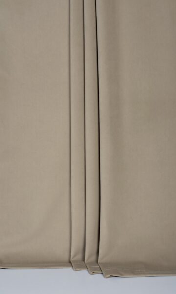 'Hazelnut Latte' Velvet Custom Size Curtains (Tan/ Beige) - Image 6
