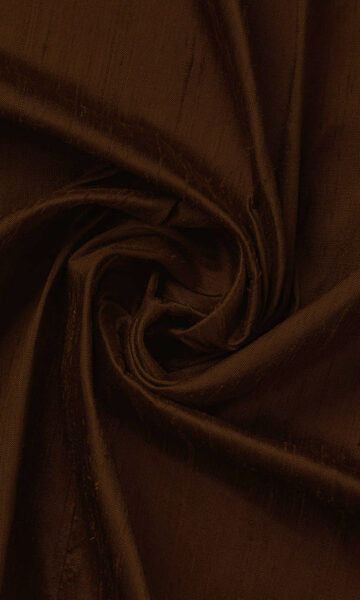 'Siliguri' Pure Silk Made-to-Order Fabric Blinds (Brown)
