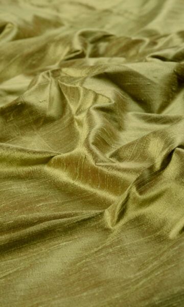 'Salem' Pure Silk Made-to-Order Fabric Blinds (Olive Green) - Image 7