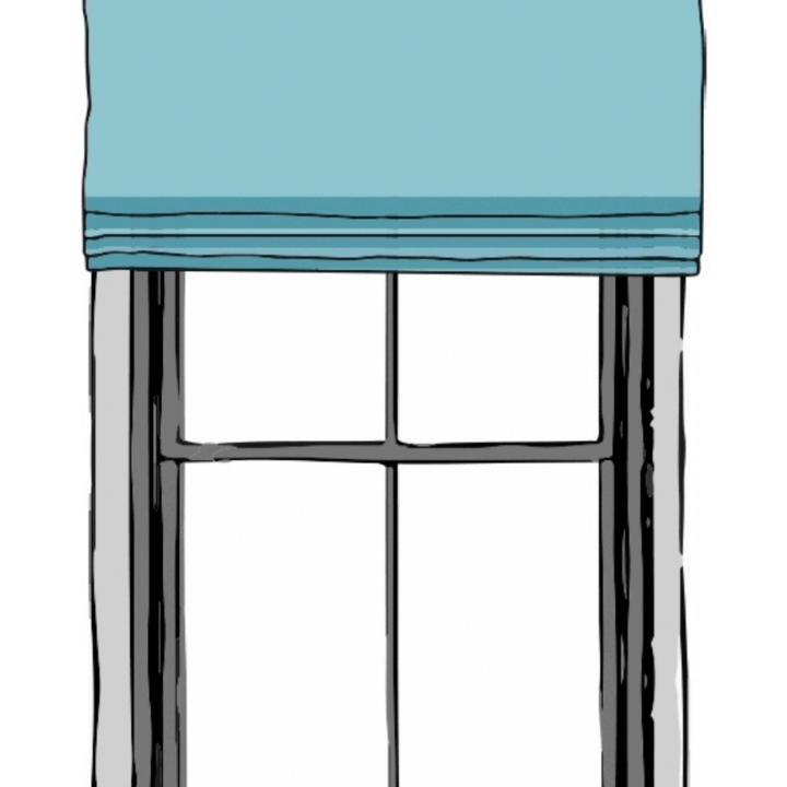 Custom Fake/Faux Roman Shade Valance