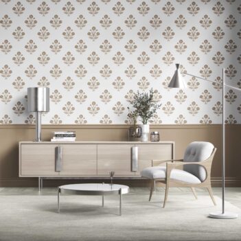 'Castle Zen' Textured Check Wallpaper (Beige/ Taupe)