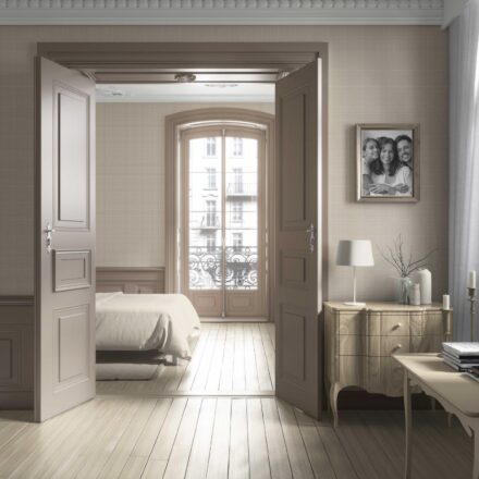 'Castle Zen' Neutral Textured Check/ Geometric Wallpaper (Beige/ Taupe) - Image 4