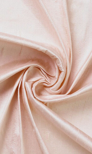 'Bhiwani' Dupioni Silk Made-to-Order Curtains (Blush Pink)