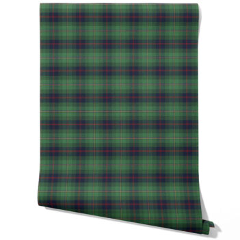 'Maksim' Geometric Plaid Checkered Wallpaper (Green/ Navy Blue/ Red/ Yellow)