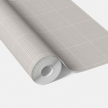 'Avalon' Plain/ Textured Check Wallpaper (Gray/ Greige/ Soft Taupe)
