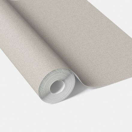 'Lolite' Neutral Herringbone Textured Wallpaper (Greige/ Light Gray)