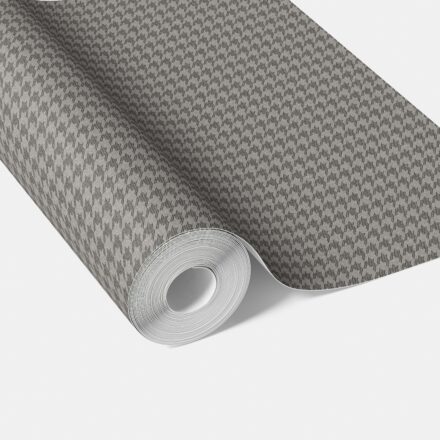 'Baby Lily' Neutral Plain/ Textured Houndstooth Wallpaper (Gray/ Black)