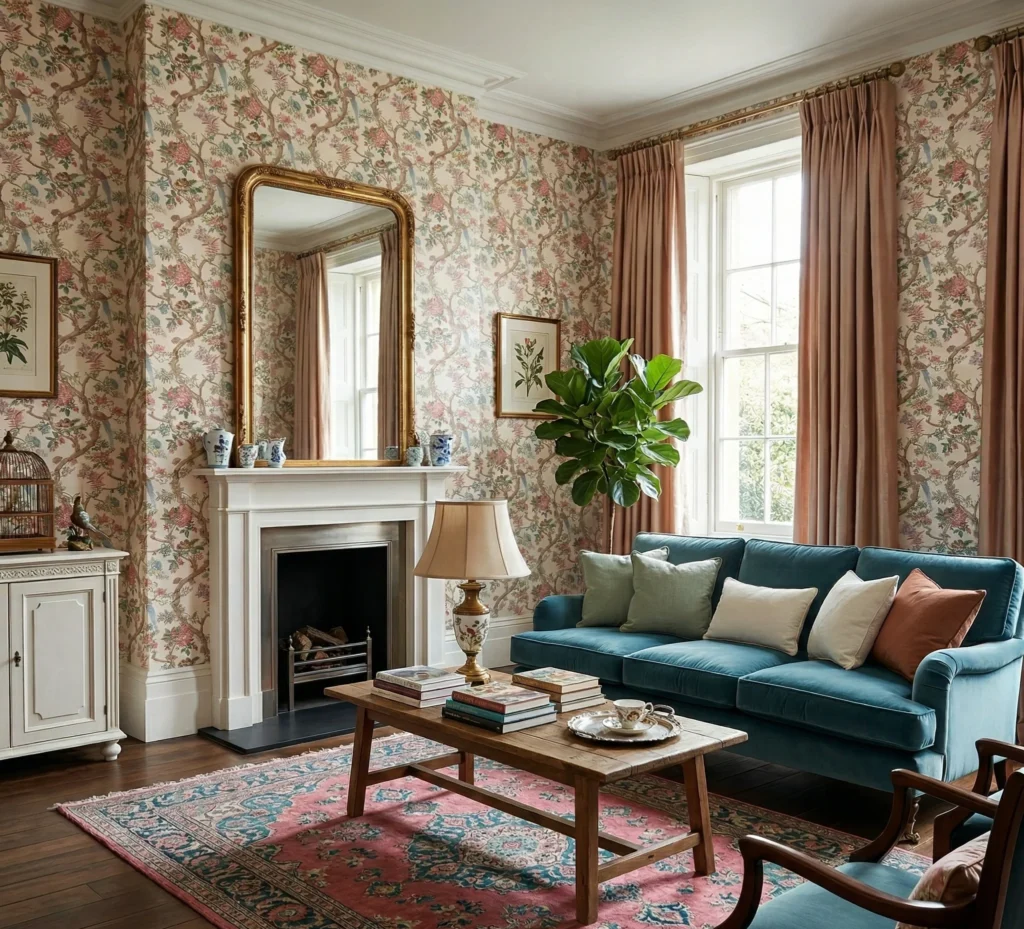 Living room wallpaper