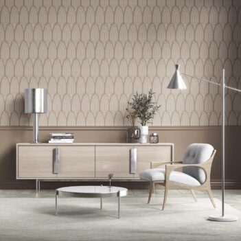 'Sagano' Neutral Paisley Floral Wallpaper (Beige/ Taupe/ Warm Gray)