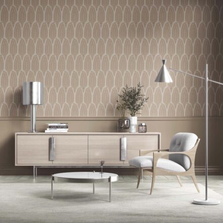 'Winona' Neutral Paisley Floral Wallpaper (Beige/ Warm Gray/ Taupe)