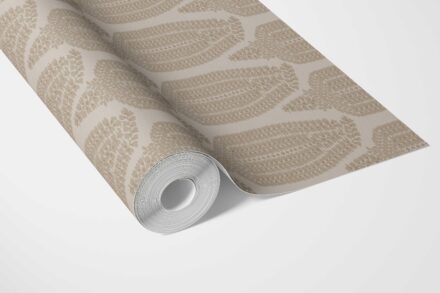 'Winona' Neutral Paisley Floral Wallpaper (Beige/ Warm Gray/ Taupe) - Image 3
