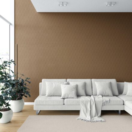 'Ellora' Neutral Self-Patterned Damask Floral Wallpaper (Brown/ Deep Bronze) - Image 6