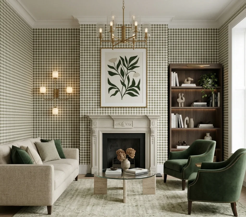 Living room wallpaper