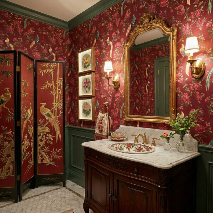 Powder Room Wallpaper: Top Ideas & Tips