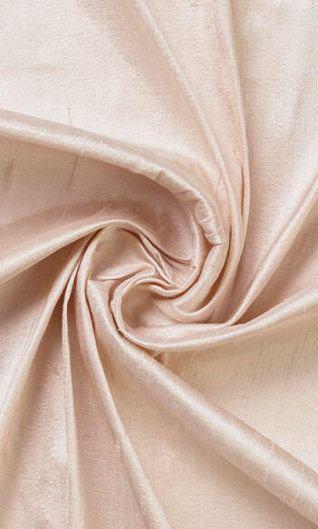 'Morena' Dupioni Silk Custom Fabric Blinds (Peach/ Coral Pink)