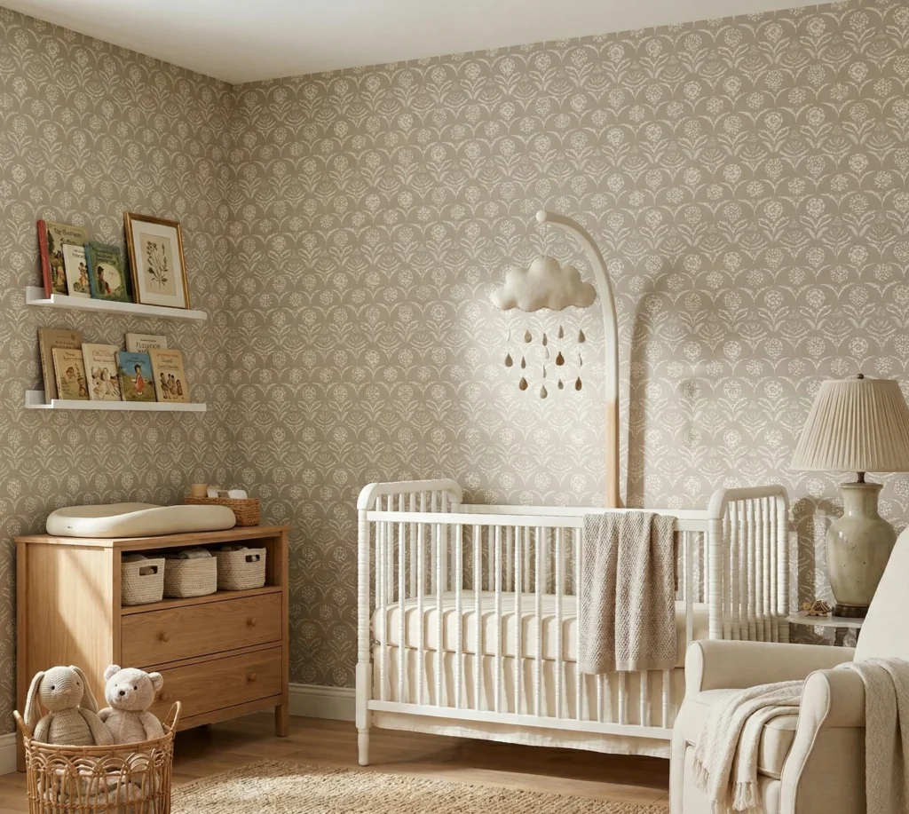 Beige wallpaper