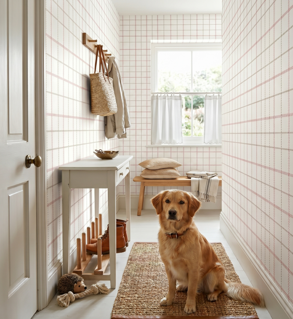 Checkered wallpaper