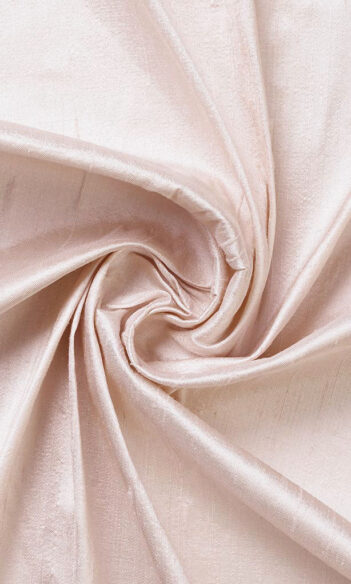 'Bhiwani' Dupioni Silk Made-to-Order Roman Blinds (Blush Pink)