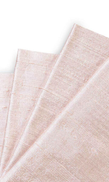 'Bhiwani' Dupioni Silk Made-to-Order Curtains (Blush Pink) - Image 2
