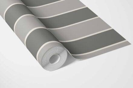 'Balsam' Neutral Geometric Striped Wallpaper (Gray) - Image 5