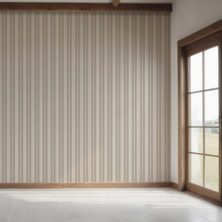 'Monterey Cliffs' Neutral Geometric Striped Wallpaper (Brown/ Beige/ Warm Gray) - Image 7